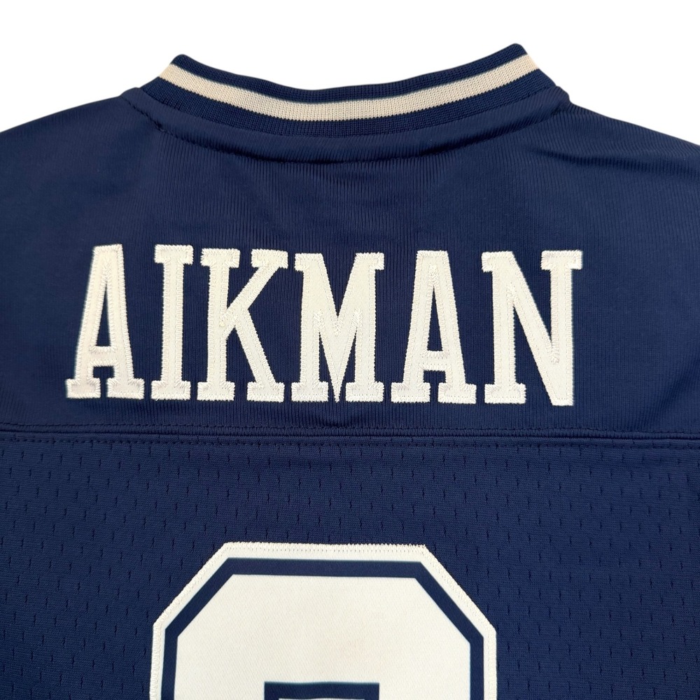 Mitchell Ness Troy Aikman Dallas Cowboys 1996 Legacy Jersey Kids Blue Small NEW - Picture 6 of 13